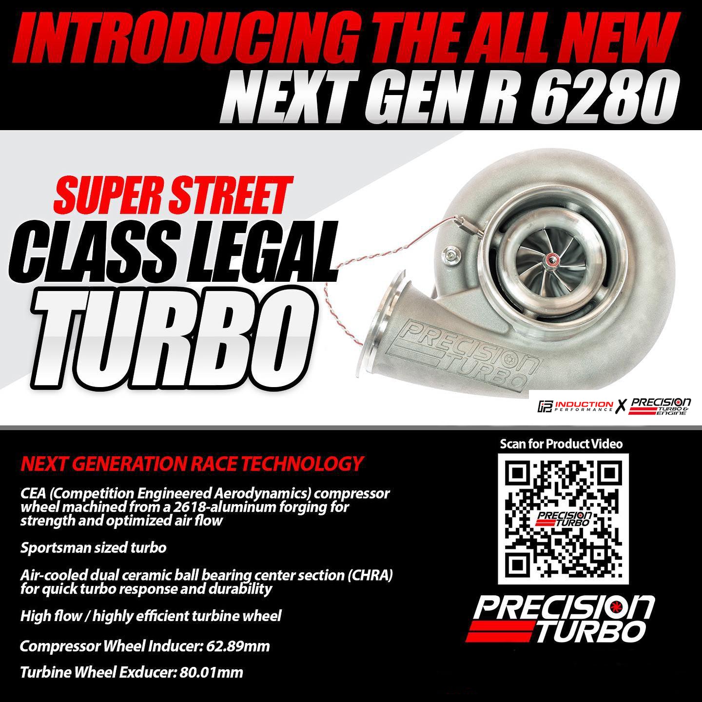 Precision Turbo and Engine - Sportsman Next Gen R 6280 CEA - Super Street Race Turbocharger