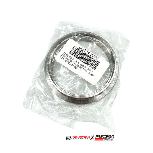 Precision Turbo and Engine - T3 V Band Turbine Housing Discharge Flange for 3" Tubing