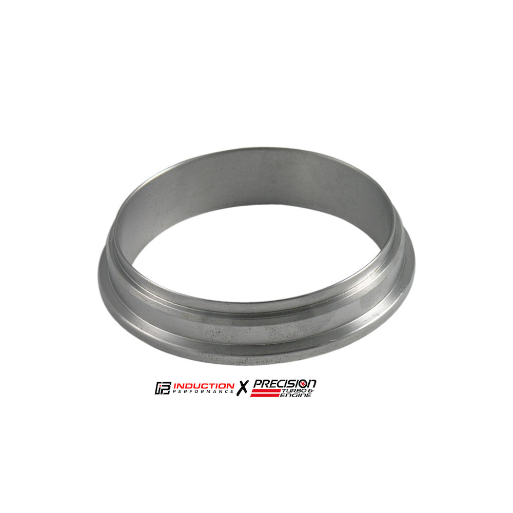 Turbo et moteur de précision – Boîtier de turbine SS V Band T4, bride de décharge en V vers tube de 8,9 cm.