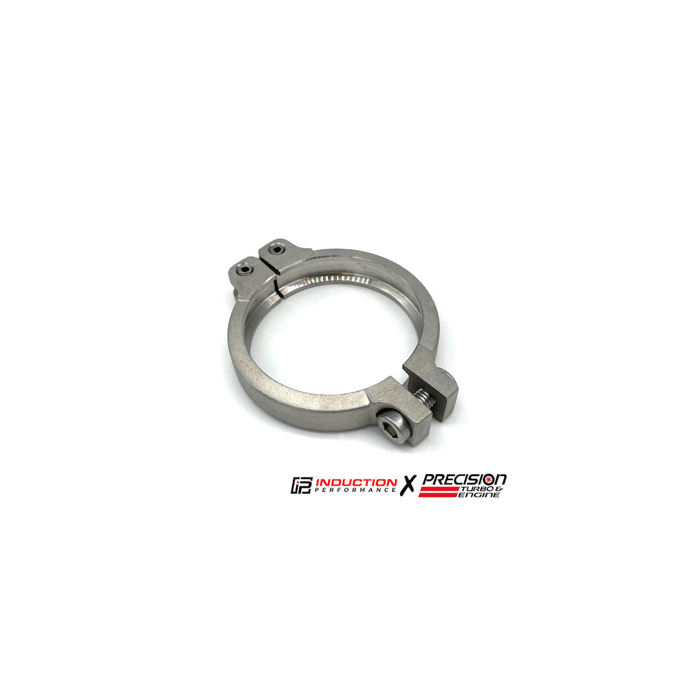 Turbo y motor de precisión - Conjunto de abrazadera de salida PTE para válvula de descarga PW46 Gen 2 de 46 mm - PBO085-2102