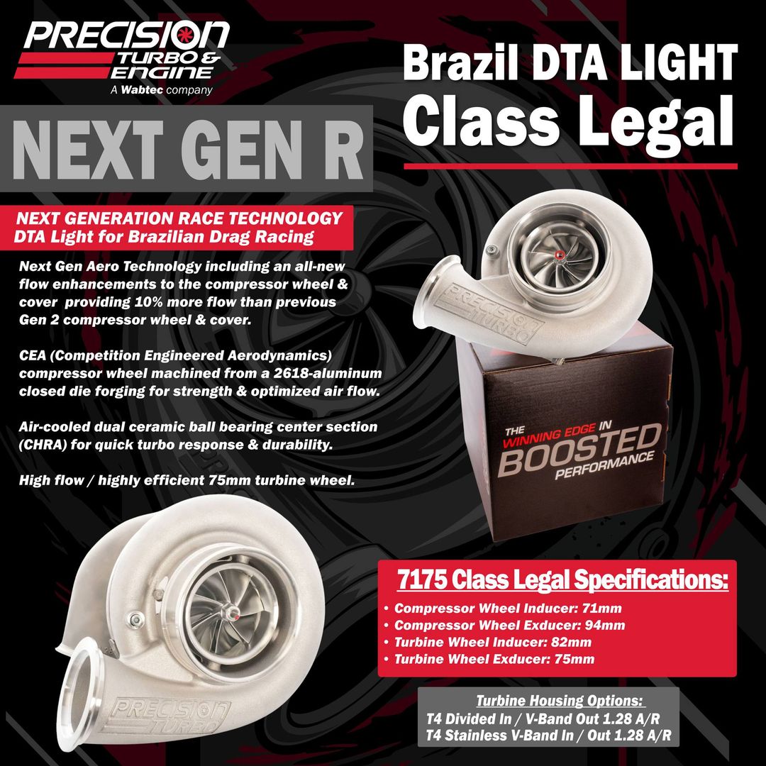 Precision Turbo and Engine - Sportsman Next Gen R 7175 CEA - Brazil DTA Light Race Turbocharger