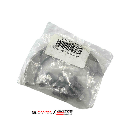 Precision Turbo and Engine - Clamp and Hardware Kit for T4 Turbine Housings