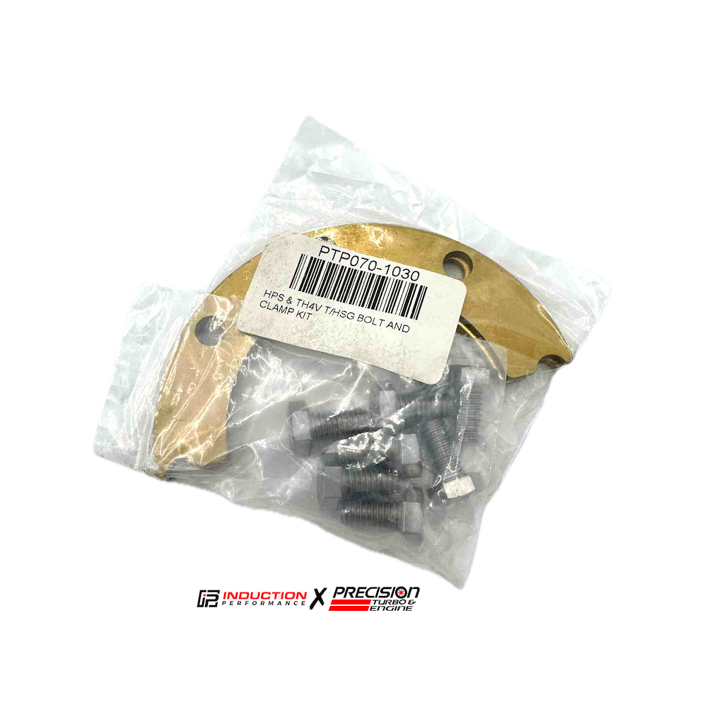 Precision Turbo and Engine - Clamp and Hardware Kit for T4 HPS & TH4V Turbine Housings