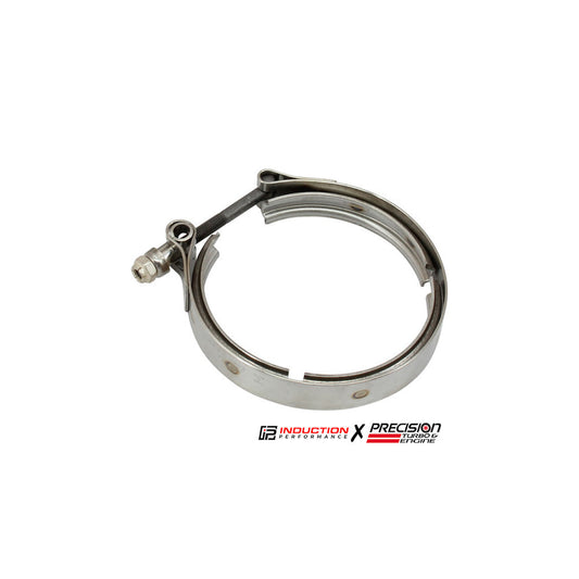 Precision Turbo and Engine - Stainless Steel T4 Turbine Housing V Band Discharge Clamp